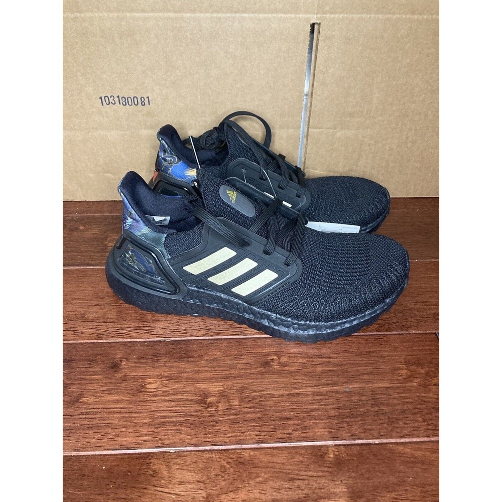 Adidas Ultraboost 20 Chinese New Year Low Mens Shoes Black Gold FW4322 NEW Sz 4